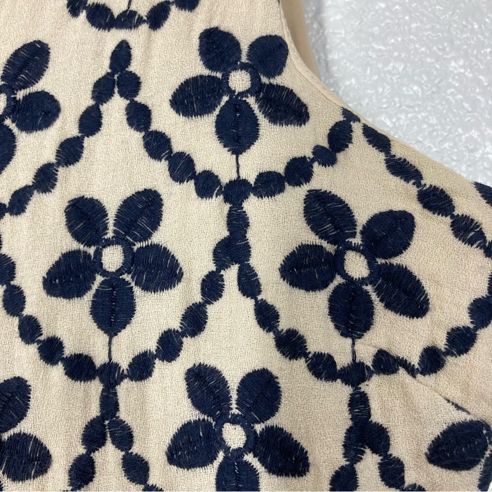 Sunday in Brooklyn Embroidered Fit & Flare Sleeveless Dress M Anthropologie - Picture 11 of 15